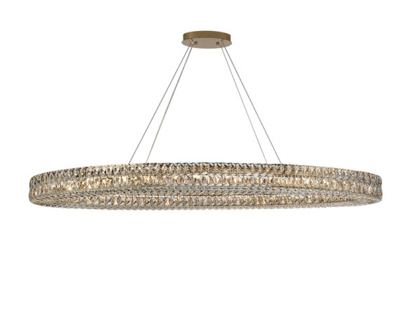 Подвесная люстра Newport 8550/160 C oval gold polished