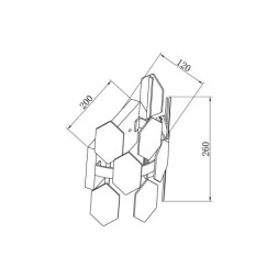 Бра Vele Luce POLARIS VL4153W01