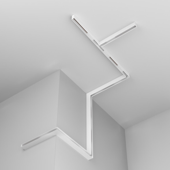 Накладной магнитный шинопровод Maytoni Technical Magnetic track system Exility белый TRX034-412W