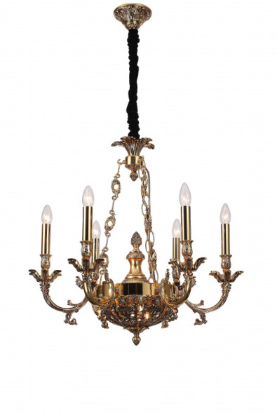 Подвесная люстра Lucia Tucci Firenze FIRENZE 1781.6.2 antique gold