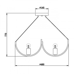 Подвесная люстра Vele Luce Rossi VL1862L05