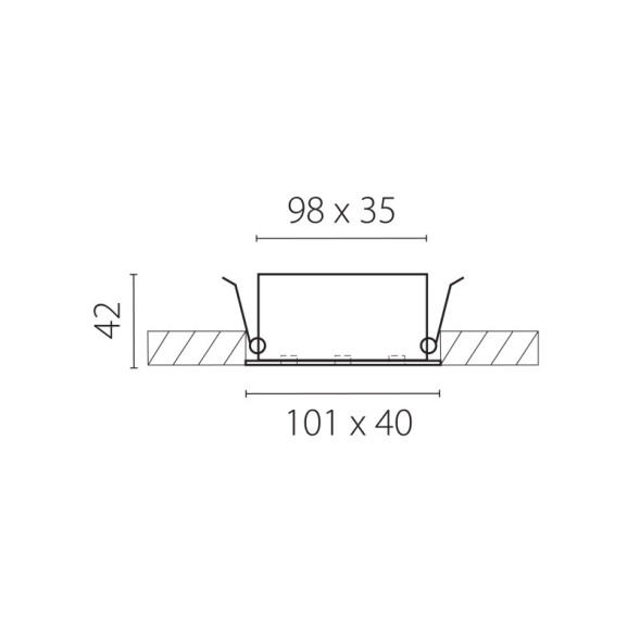 Точечный встраиваемый светильник 082146 Lightstar GUARDA
