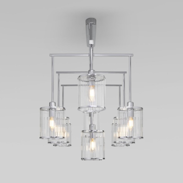 Люстра на штанге Eurosvet Inari 60144/10 хром