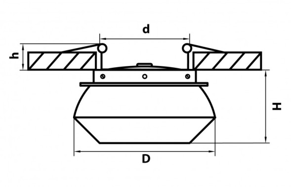 Встраиваемый точечный светильник Lightstar Orbe 051307