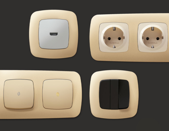 Рамка Ambrella Volt OF140602 OMEGA Ecta