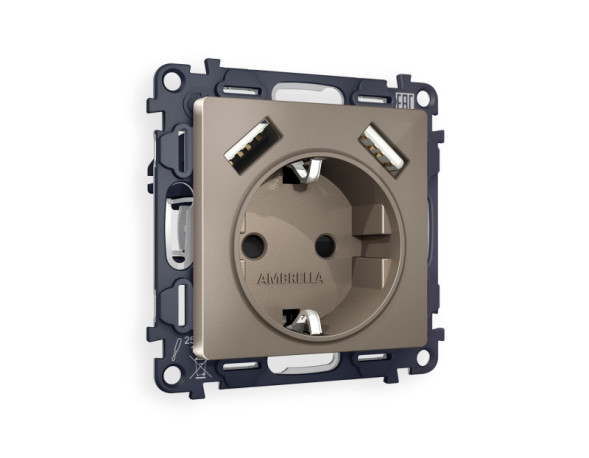 Розетка Ambrella Volt MA639010 ALFA QUANT