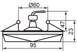 Встраиваемый точечный светильник Feron 18637