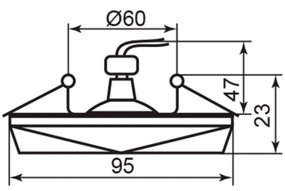 Встраиваемый точечный светильник Feron 18637