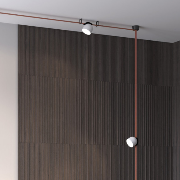 Светодиодный трековый светильник Denkirs BELTY SPOT DK5543-WH+BK