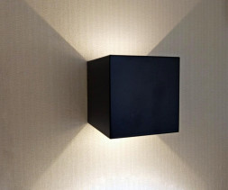 Уличный настенный светильник Kink Light Куб 08585,19(3000K)