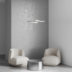 Подвесной светильник Eurosvet 40027/1 LED серый Occhio