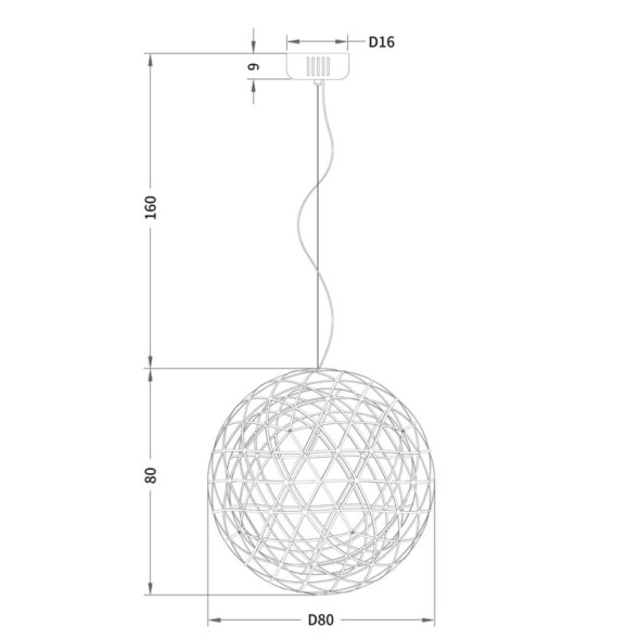 Подвесная люстра Divinare Galassia 1030/02 SP-162