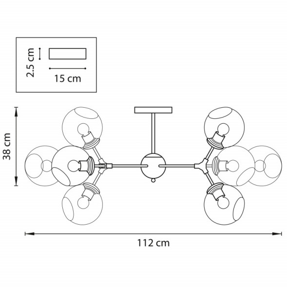 Люстра на штанге Lightstar Beta 785083