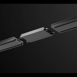 Коннектор для шинопровода Novotech SMAL Track Black 135215