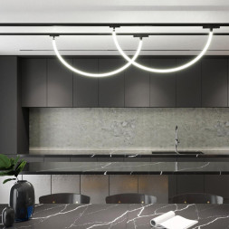 Адаптер Novotech Track Black двухжильный 359134