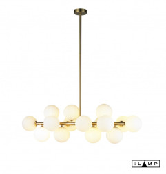 Люстра на штанге iLamp GOLDEN 8516P/L BR-WH