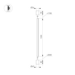 Подвесной светильник Arlight TABOO 036116