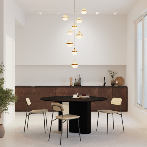 Каскадная люстра Maytoni Area MOD295PL-L120BBS3K