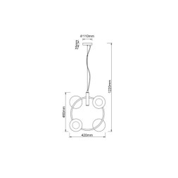 Подвесная люстра Vele Luce Astoria VL5002P42