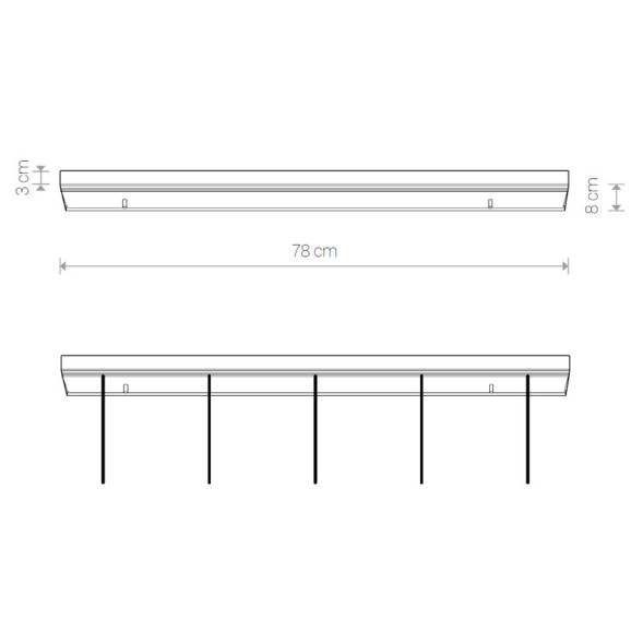 База накладная Nowodvorski Cameleon Canopy B 780 8561