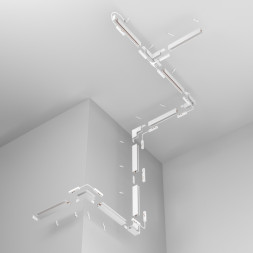 Накладной магнитный шинопровод Maytoni Technical Magnetic track system Exility белый TRX034-413W