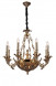 Подвесная люстра Lucia Tucci Firenze FIRENZE 1781.8.2 antique gold