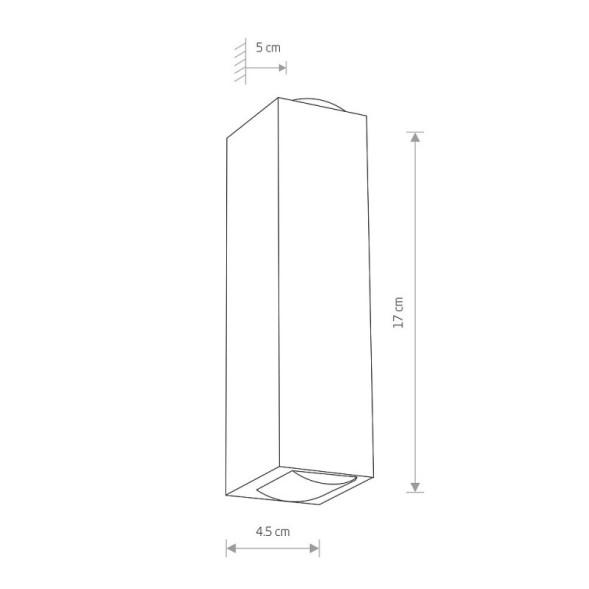 Уличный настенный светильник Nowodvorski Lens Led 9113