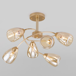 Люстра на штанге Eurosvet Noemi 30168/6 матовое золото