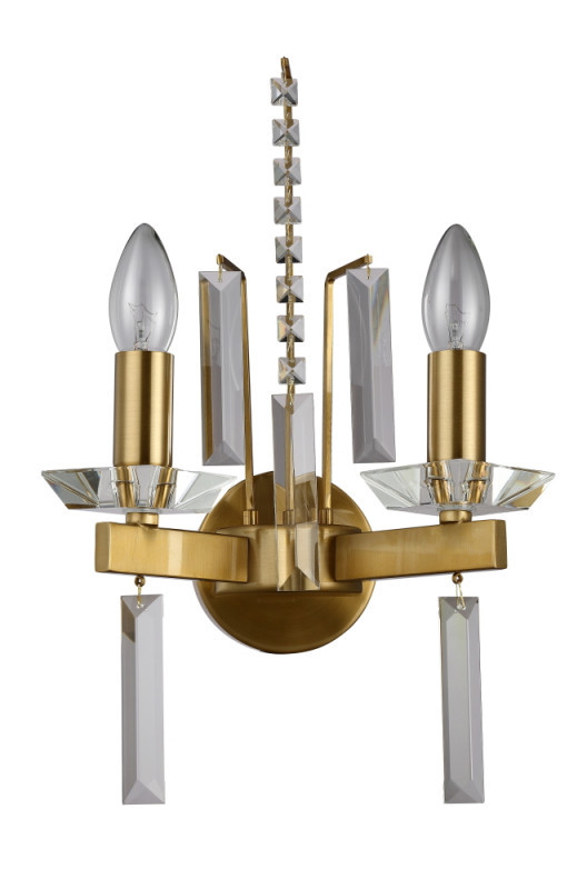 Бра Crystal Lux MARRON MARRON AP2 BRASS