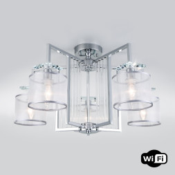 Люстра на штанге Eurosvet FARGO 60123/5 хром Smart (60108/5)
