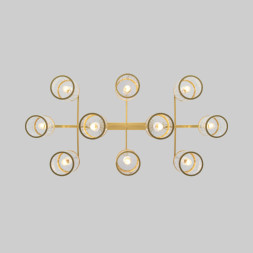 Люстра на штанге Eurosvet Inari 60144/10 золото