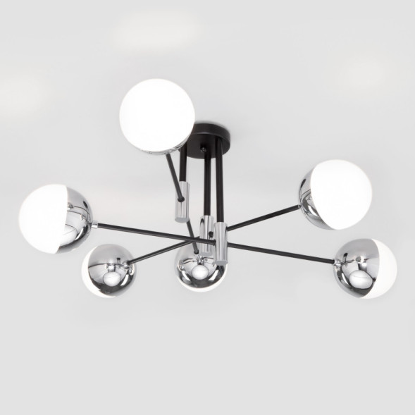 Люстра на штанге Eurosvet NUVOLA 70129/6 хром