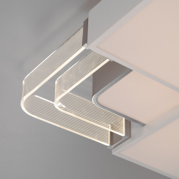 Потолочный светильник Eurosvet TARGET 90182/1 белый/серебро