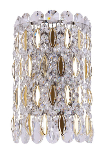 Бра Crystal Lux LIRICA LIRICA AP2 CHROME/GOLD-TRANSPARENT