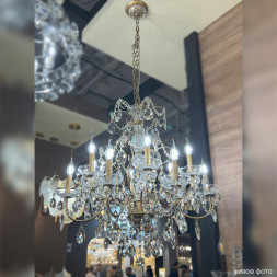 Подвесная люстра Crystal Lux ODELIS ODELIS SP12 GOLD