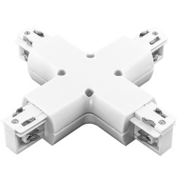 Коннектор для шинопровода Lightstar Track 3 white 504146