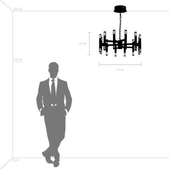 Подвесная люстра Lightstar IRIS 734247