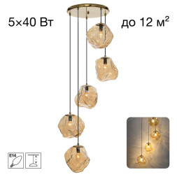 Каскадная люстра CL247086 Citilux ROCKA