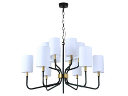 Подвесная люстра Newport 35212/С black+brass