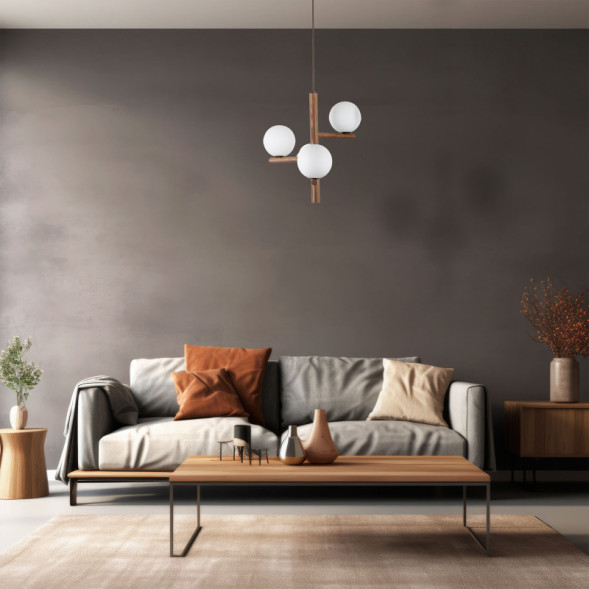 Подвесной светильник TK Lighting 10271 Estera Wood