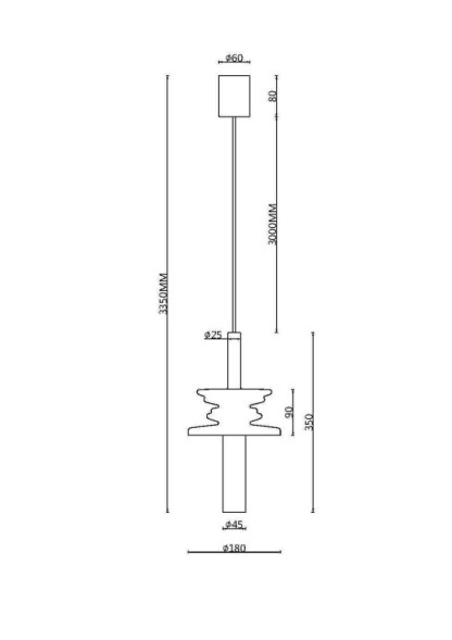 Подвесной светильник Maytoni Sound Wave MOD255PL-01B4