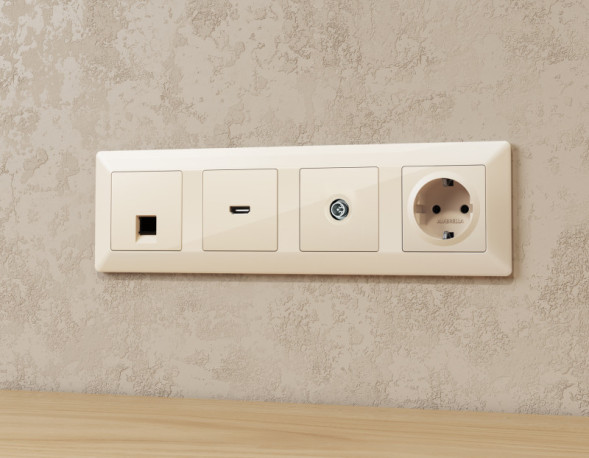 Розетка MA313005 Ambrella Volt MA