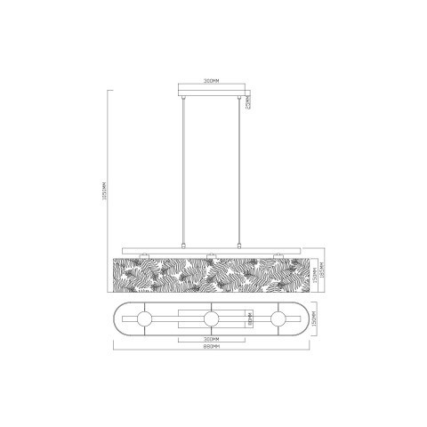 Подвесная люстра Vele Luce Simonetta VL4292P03