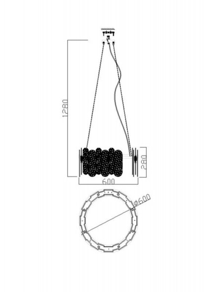 Подвесная люстра Freya Deserto FR5141PL-08BS