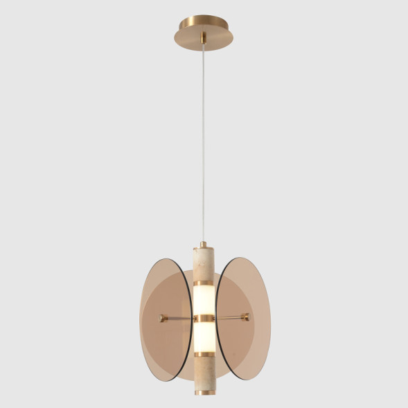 Подвесной светильник Crystal Lux AMARILLO SP12W LED BRASS AMARILLO