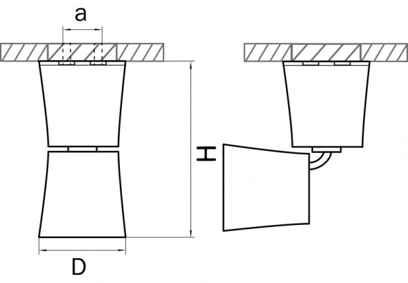 Накладной точечный светильник Lightstar Rotonda 214457