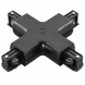Коннектор для шинопровода Lightstar Track 3 black 504147