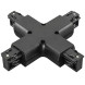 Коннектор для шинопровода Lightstar Track 3 black 504147