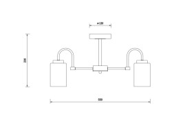 Люстра на штанге Freya FR5321CL-05BZ JEWEL