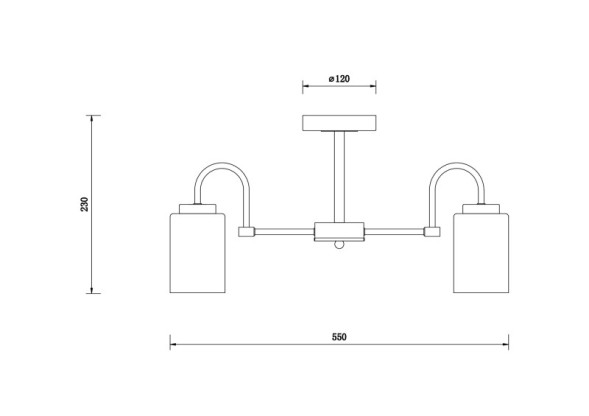Люстра на штанге Freya FR5321CL-05BZ JEWEL